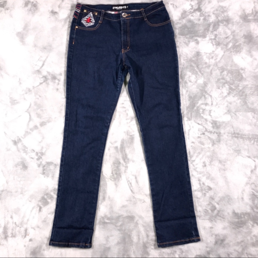 · KK.Angel · Skinny Jeans Embroidered 17/18 30x31